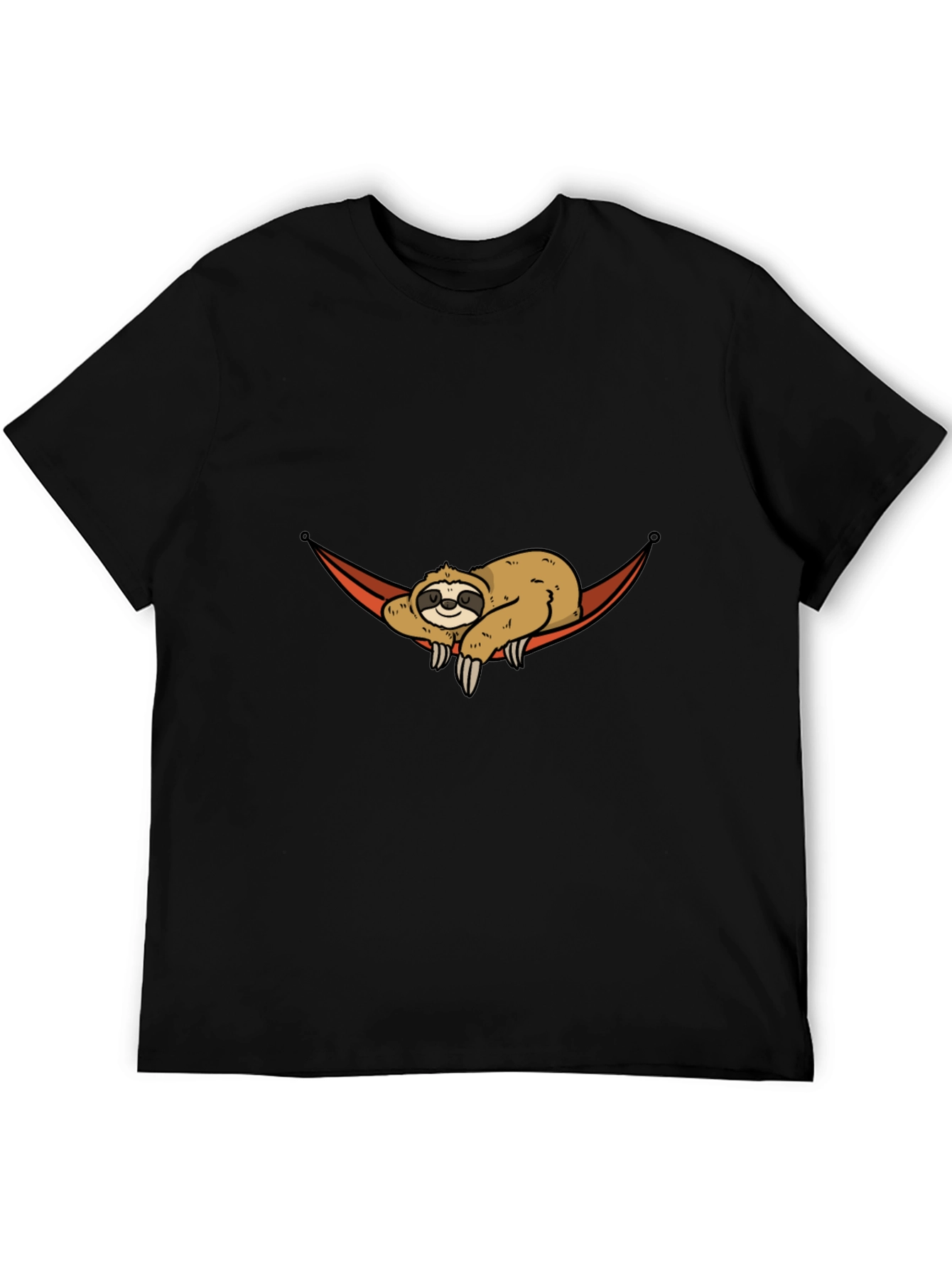 Sloth Hammock Graphic Tee - Relaxed Style