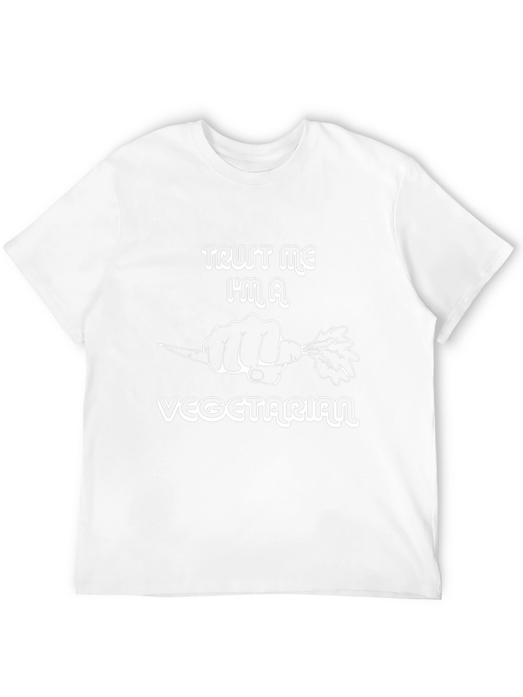 Trust Me Im A Vegetarian Black T-Shirt