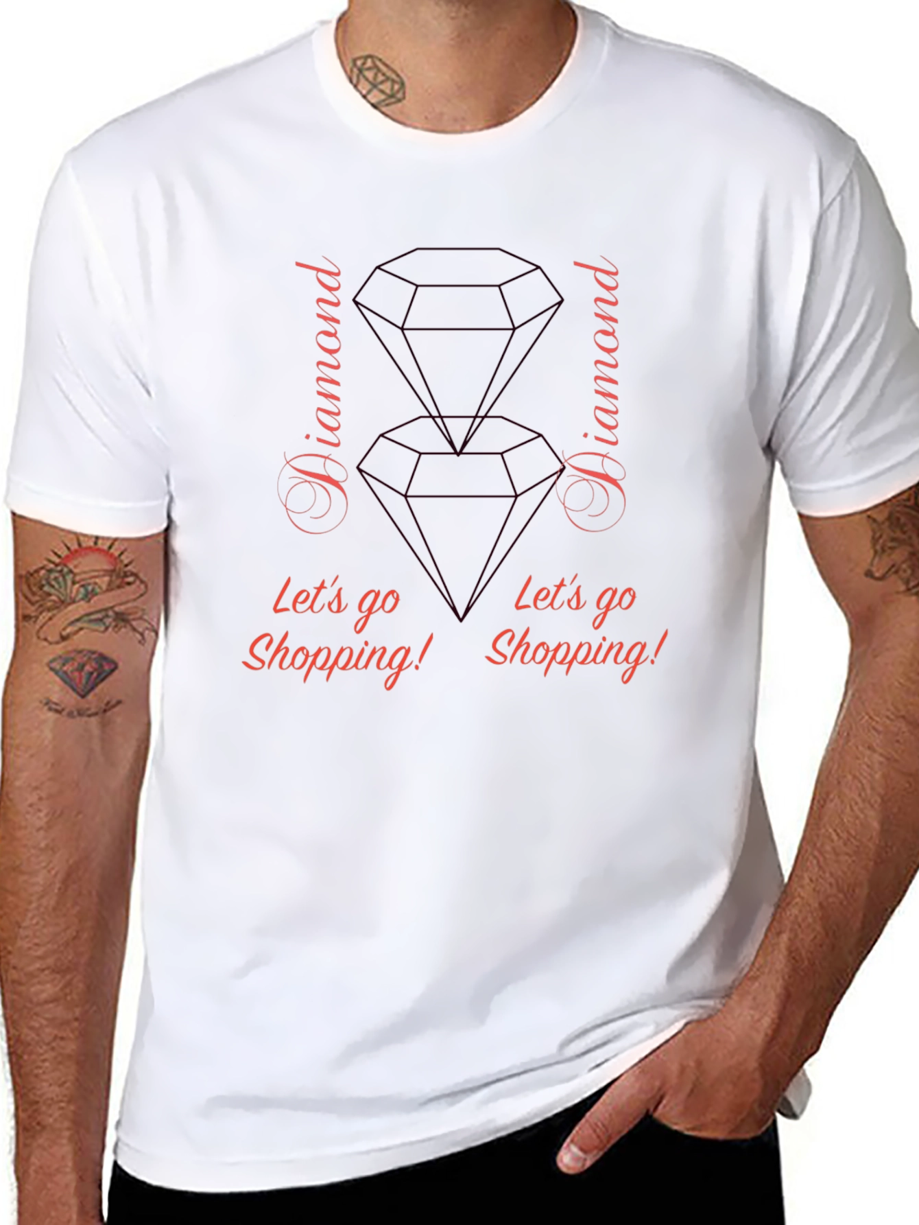 Diamond Shopping Tee