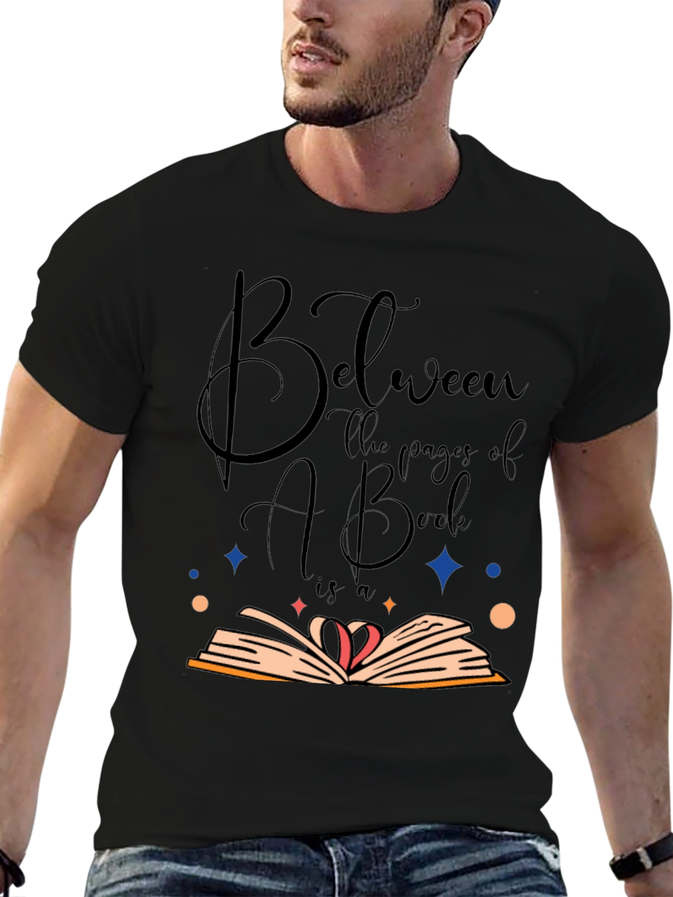 Book Lover T-Shirt - Between the Pages