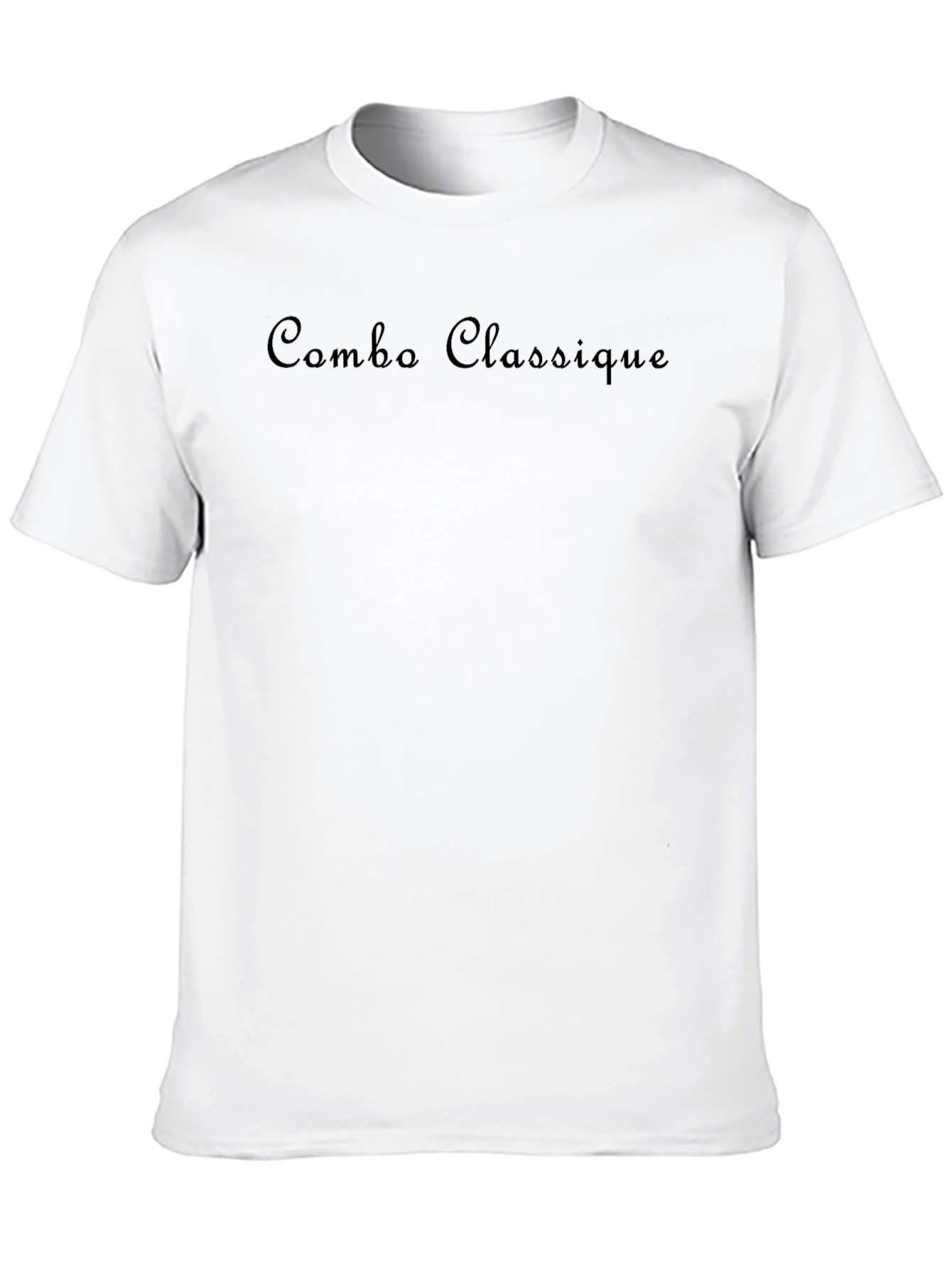 Mens Combo Classique Black Crew Neck T-Shirt