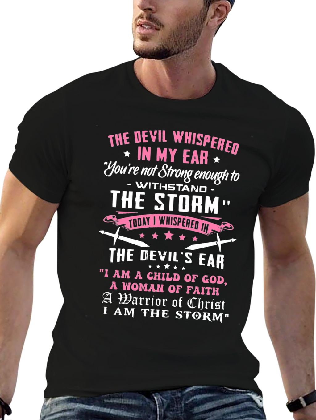 The Storm T-Shirt Christian Warrior Faith Tee