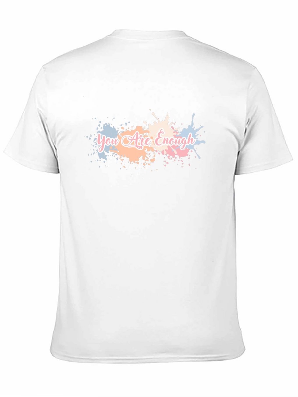 You Are Enough Black Graphic Tee