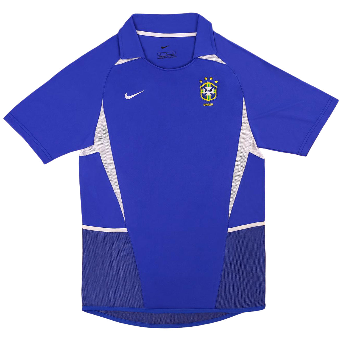 Retro Brazil Away Jersey World Cup 2002 Image 3