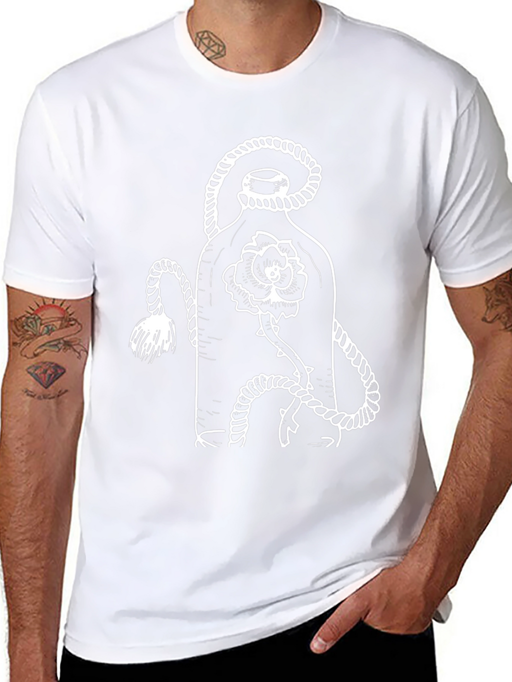 Rose in a Bottle Black Graphic Tee