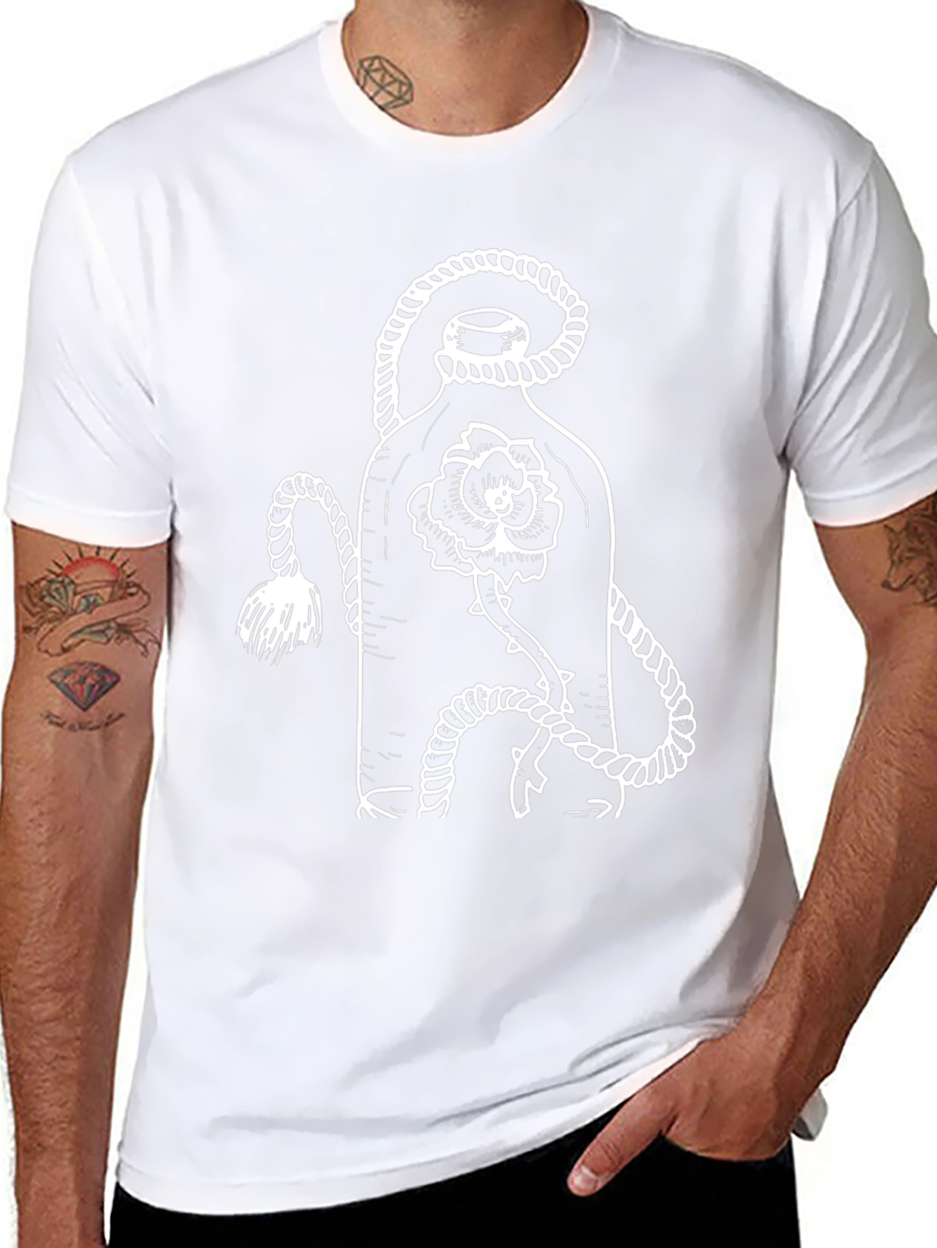 Rose in a Bottle Black Graphic Tee