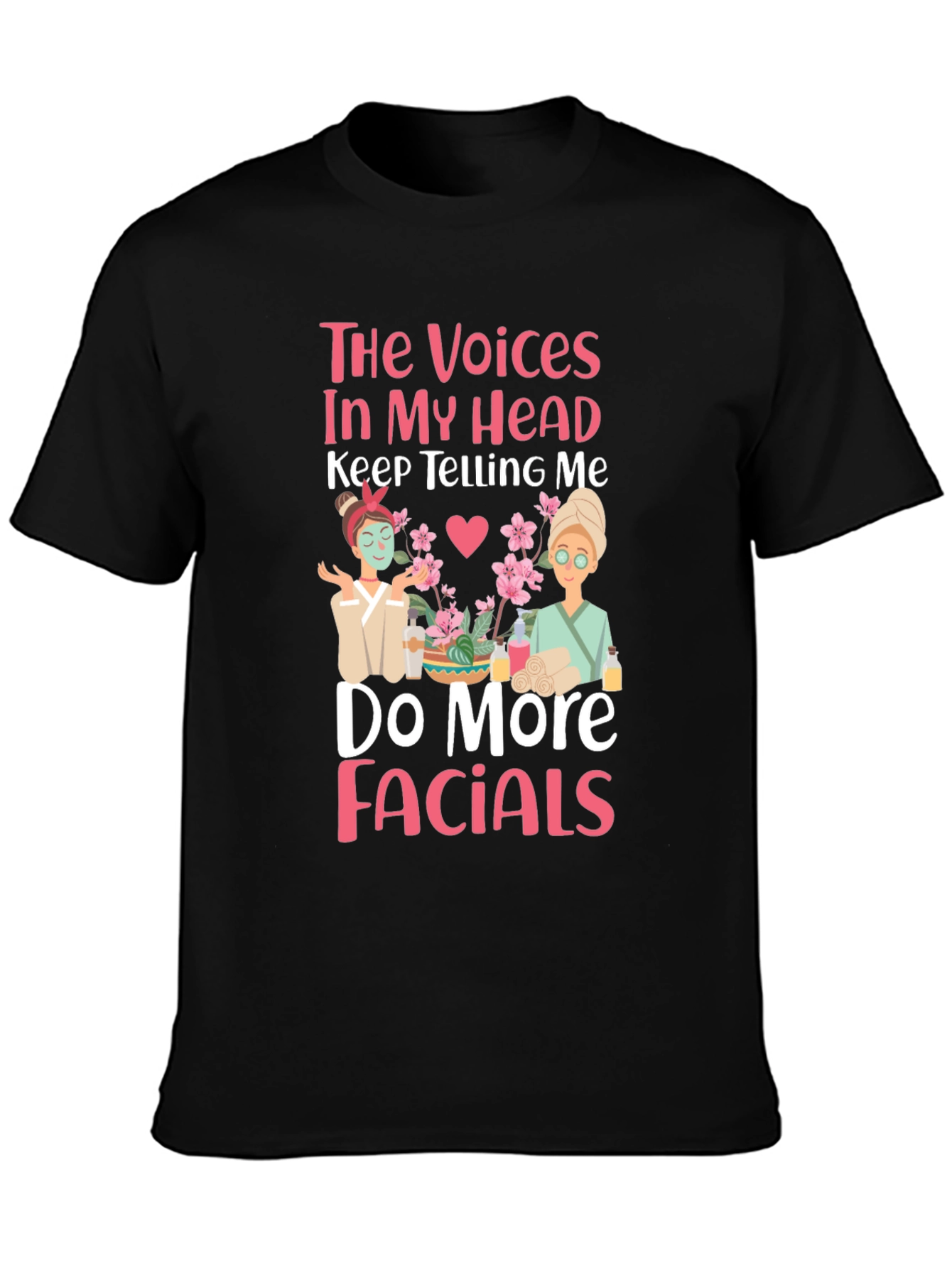Voices in My Head Facials T-Shirt