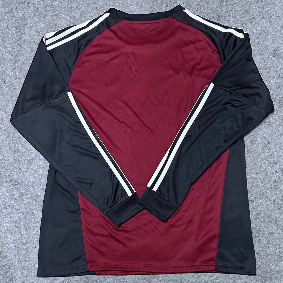 2026/27 Spain Goalkeeper Red Fans Long Sleeve Soccer Jersey Item NO.: 2152456 Back