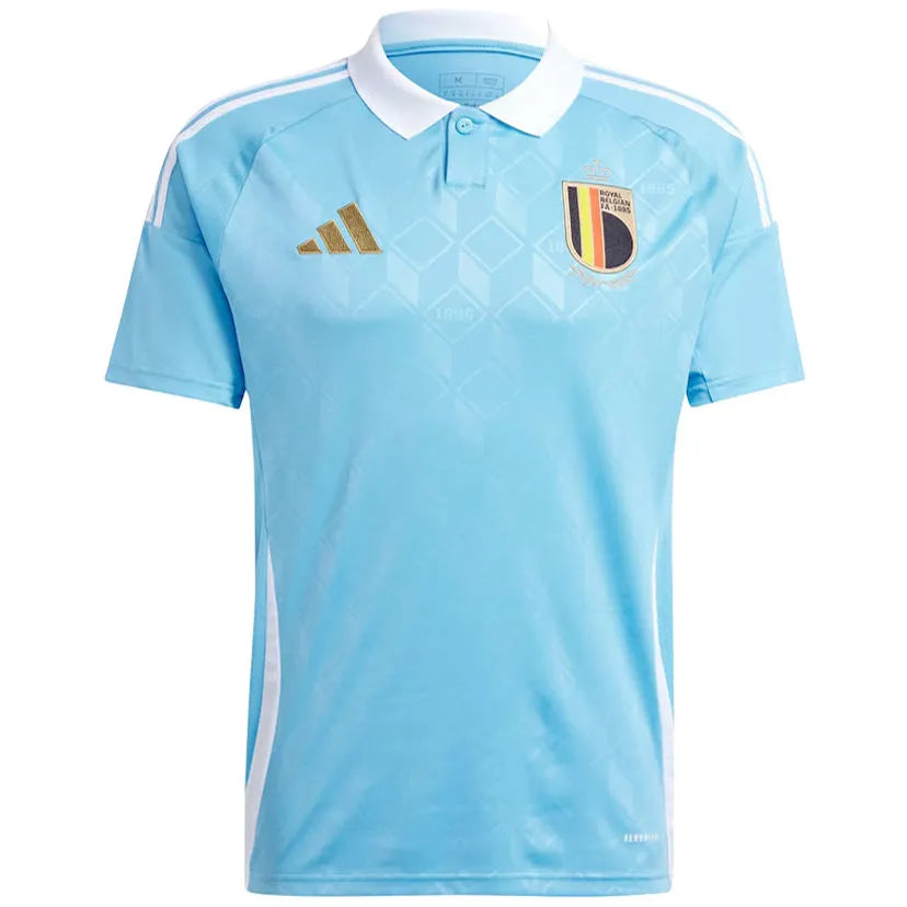 LUKAKU #10 Belgium Away Fans Soccer Jersey 2024/25 ★★ Detail 1