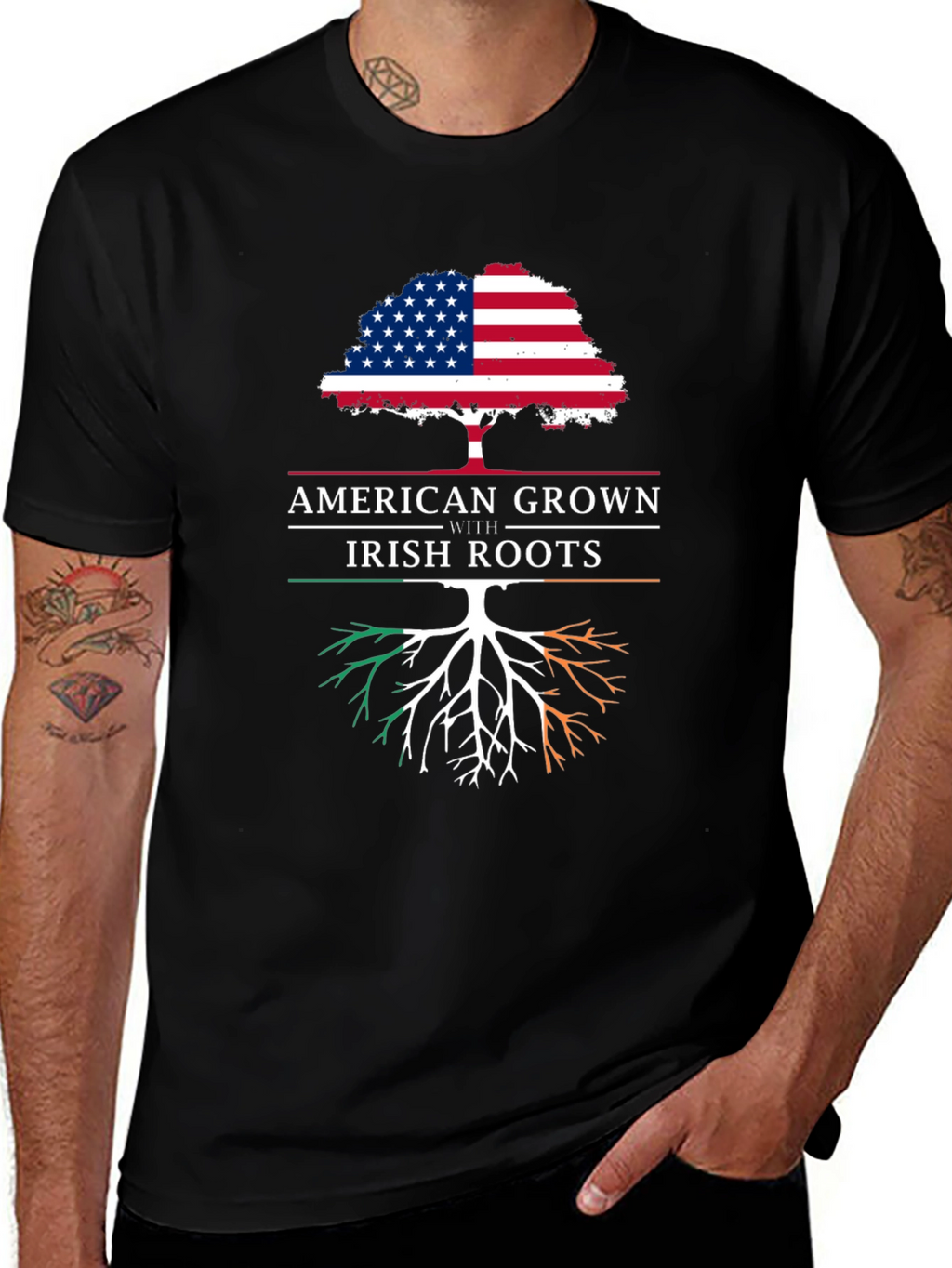 American Grown with Irish Roots T-Shirt