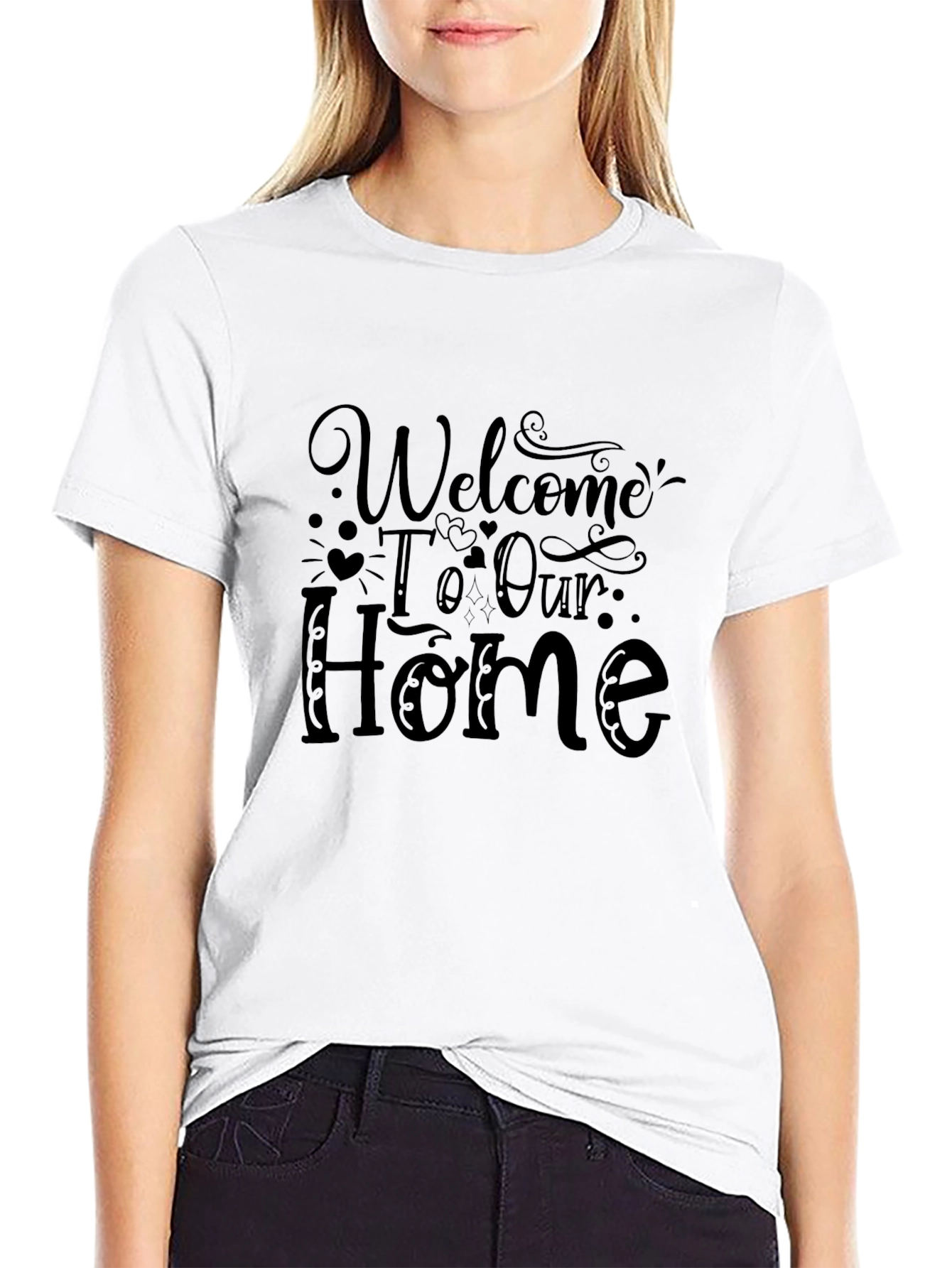 Welcome To Our Home Graphic T-Shirt