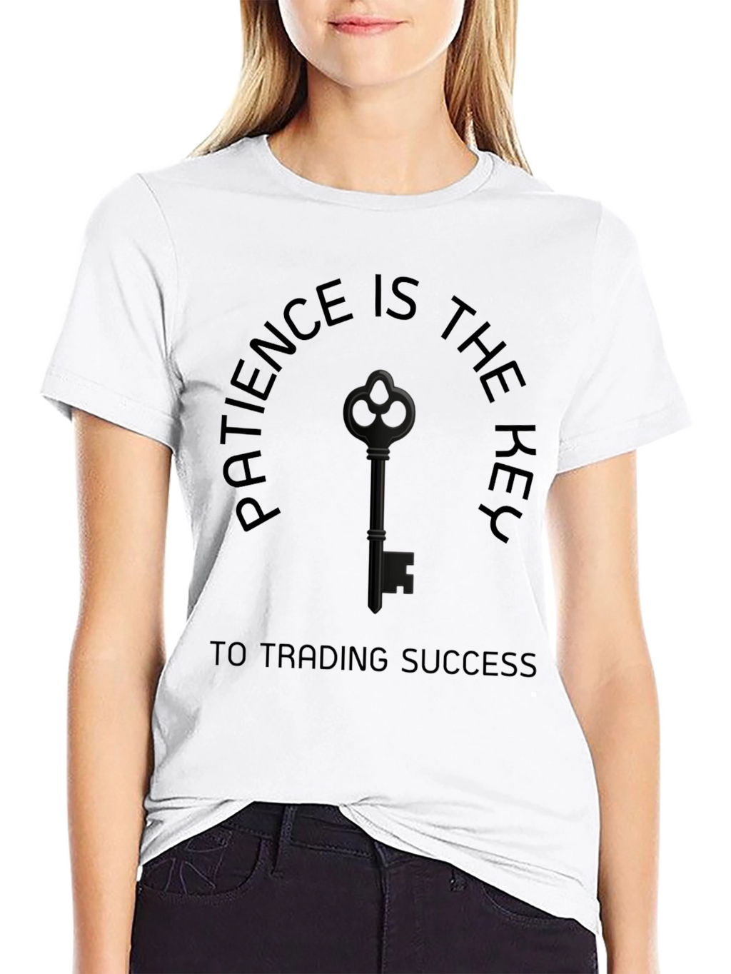 Patience Key Trading Success Graphic T-Shirt