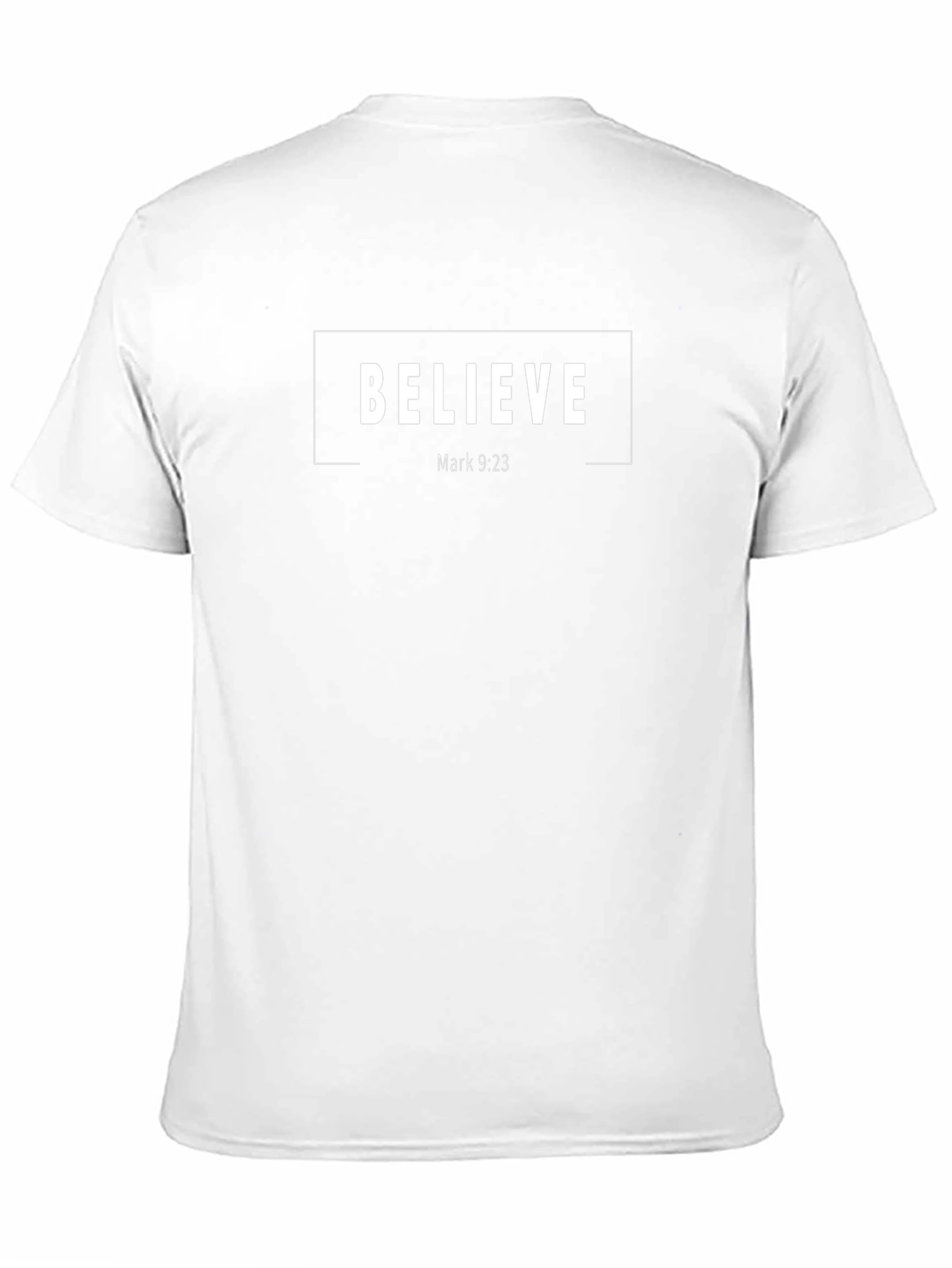 Believe T-Shirt - Mark 9:23 - Religious Faith Tee