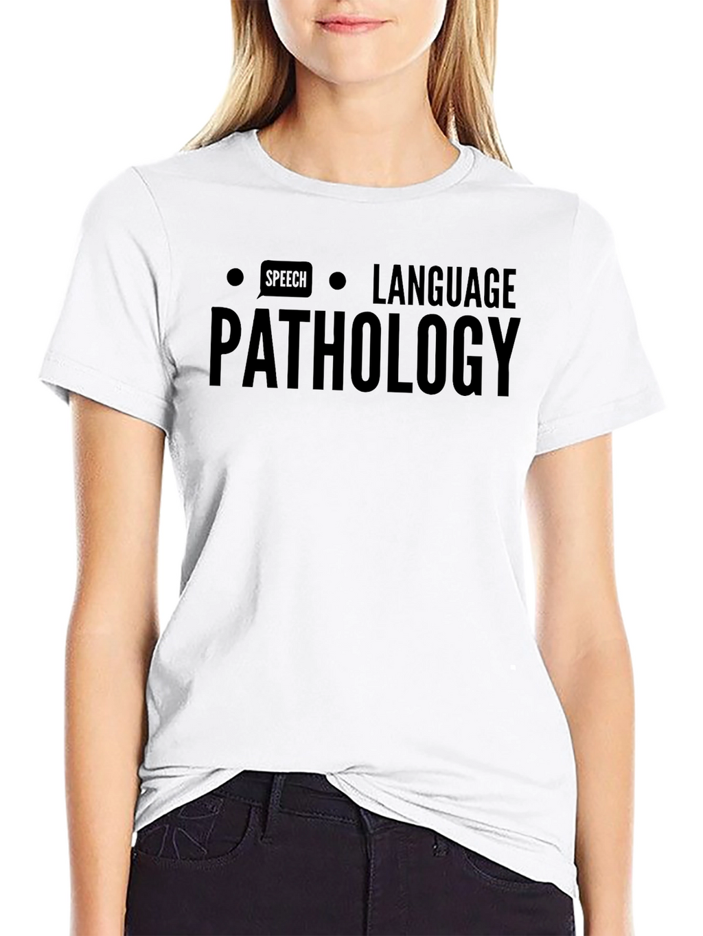 Speech Language Pathology Black T-Shirt