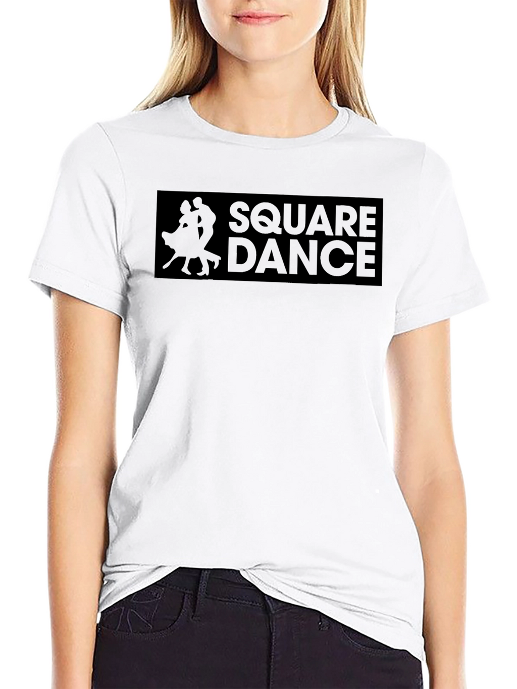 Square Dance Graphic Tee - Soft Cotton Blend