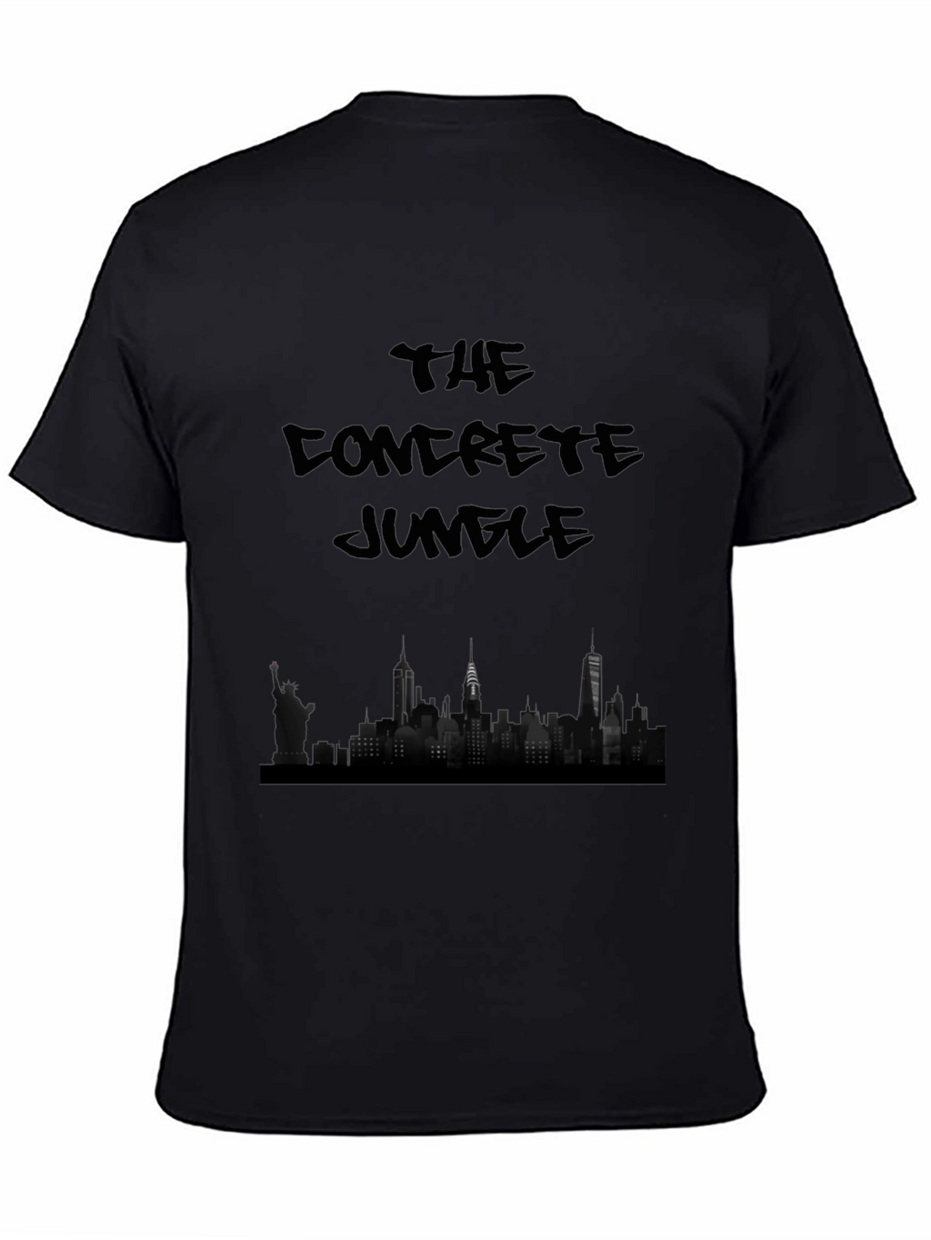 The Concrete Jungle Mens Black T-Shirt