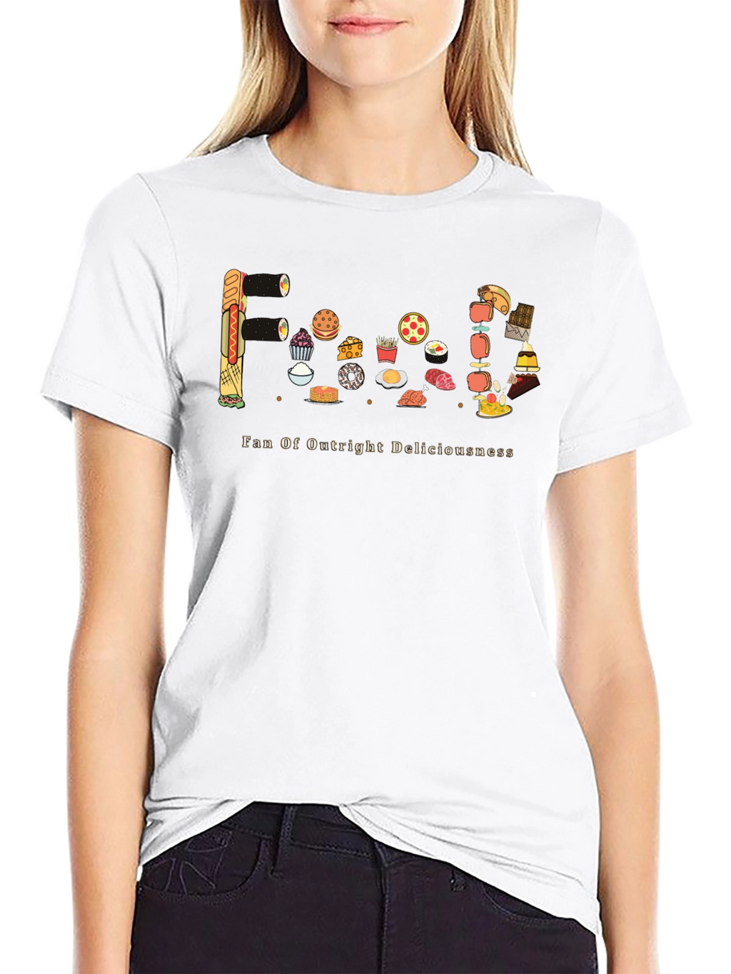 Foodie Graphic Tee - Fan of Outright Deliciousness