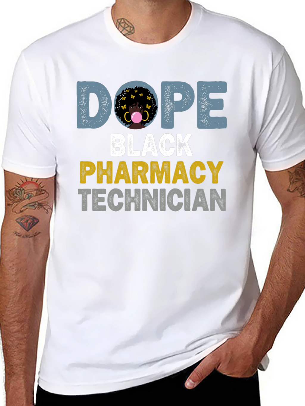 Dope Black Pharmacy Technician T-Shirt