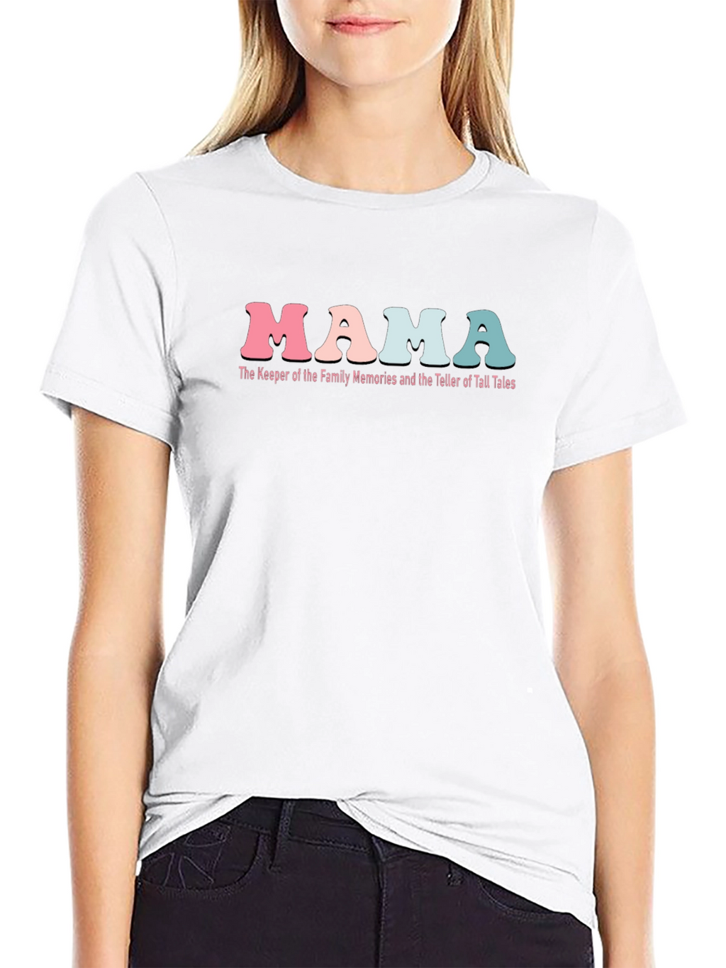 Retro Mama Graphic Tee - Family Memories Teller