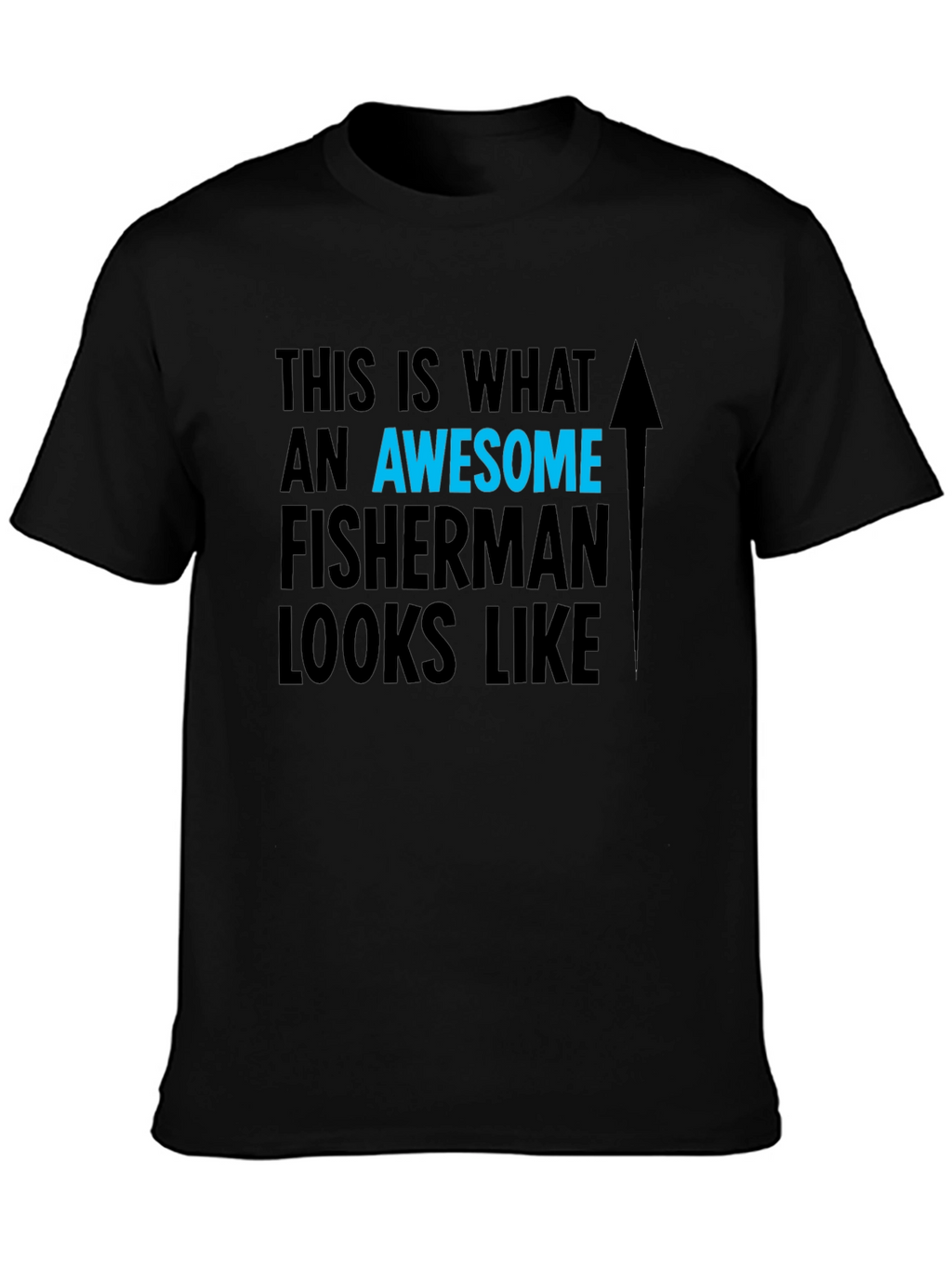 Awesome Fisherman Graphic T-Shirt