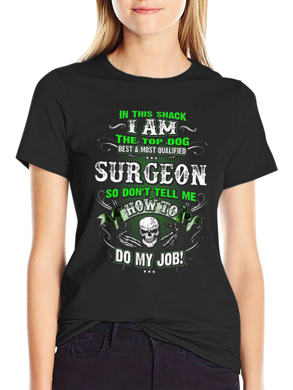 Top Dog Surgeon T-Shirt - Funny Graphic Tee