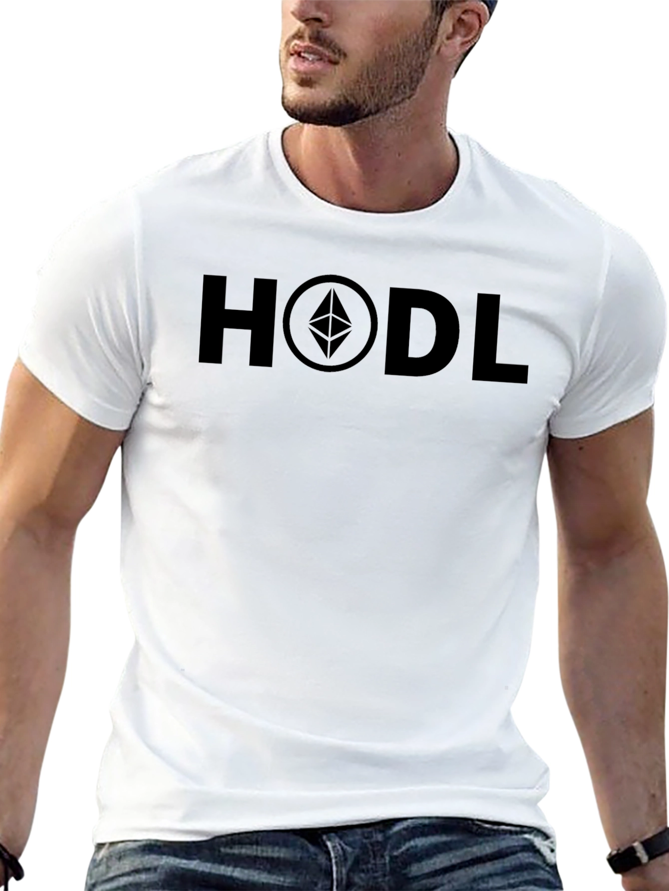 HODL Ethereum Black T-Shirt