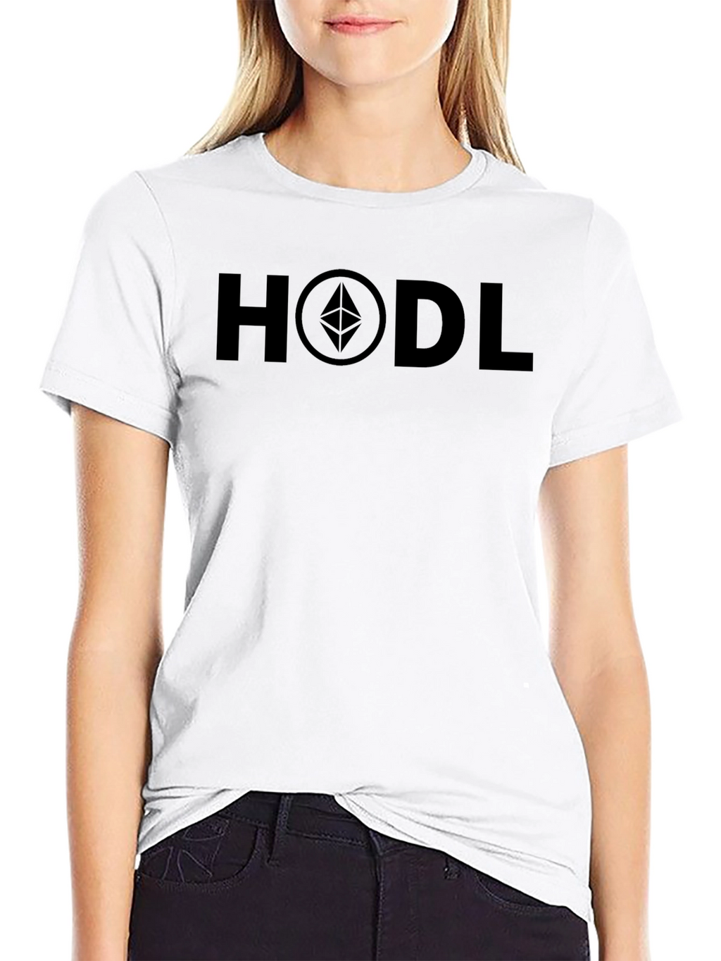 HODL Ethereum Black T-Shirt