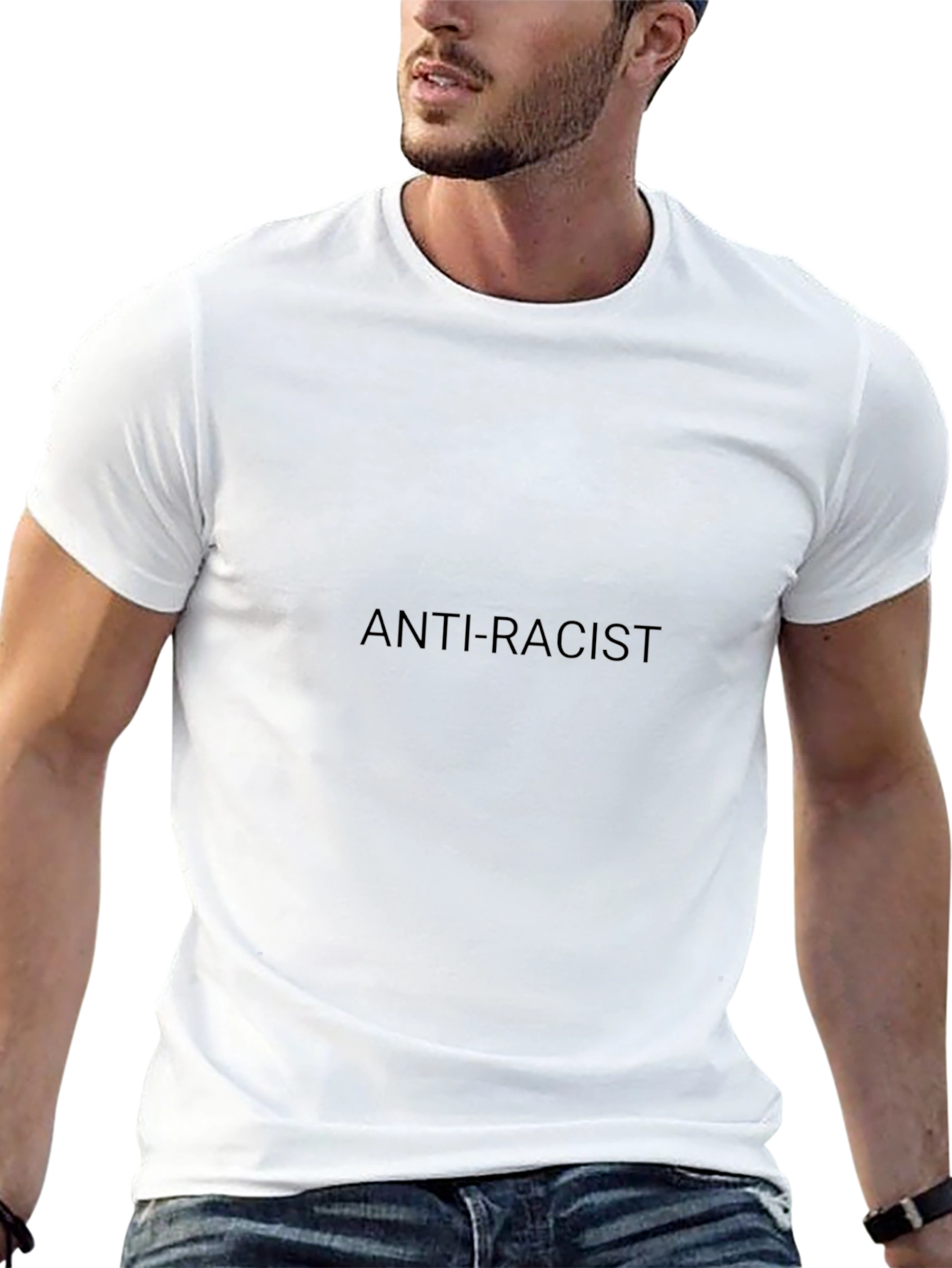 Anti-Racist Black Graphic T-Shirt