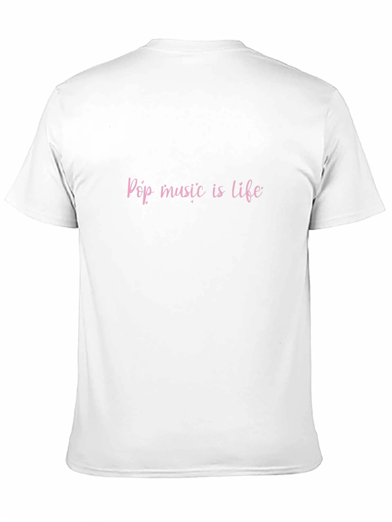 Pop Music is Life Black T-Shirt