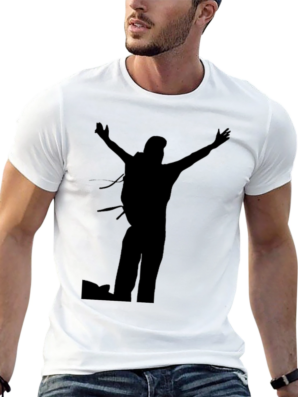 Silhouette Hiker T-Shirt - Adventure Ready