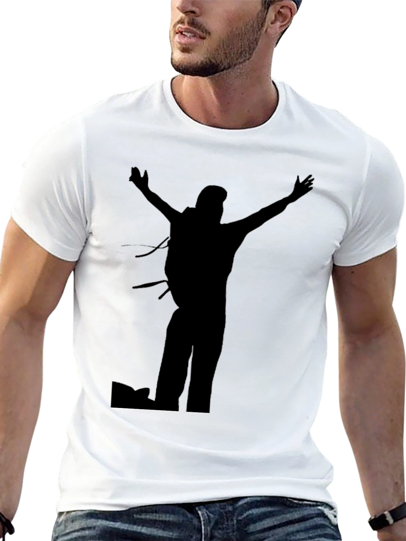 Silhouette Hiker T-Shirt - Adventure Ready