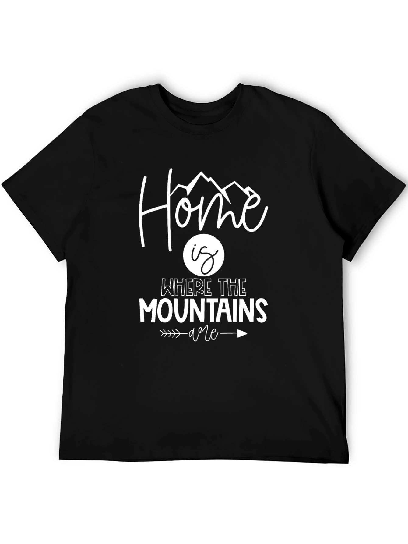 Home Is Where The Mountains Are Graphic T-Shirt