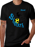 Soccer Sisters Goal Graphic T-Shirt
