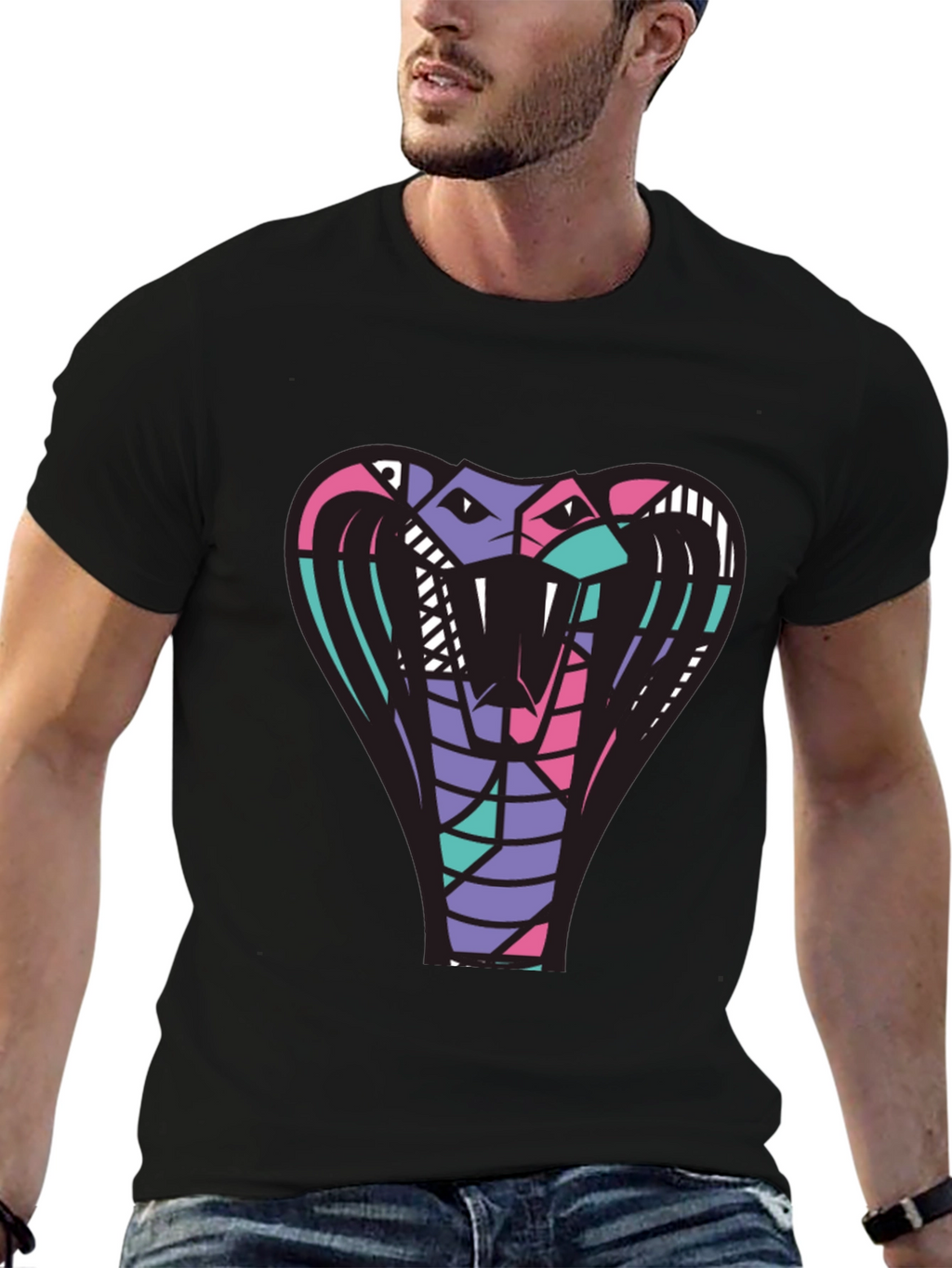 Cobra Snake T-Shirt - Bold Graphic Tee