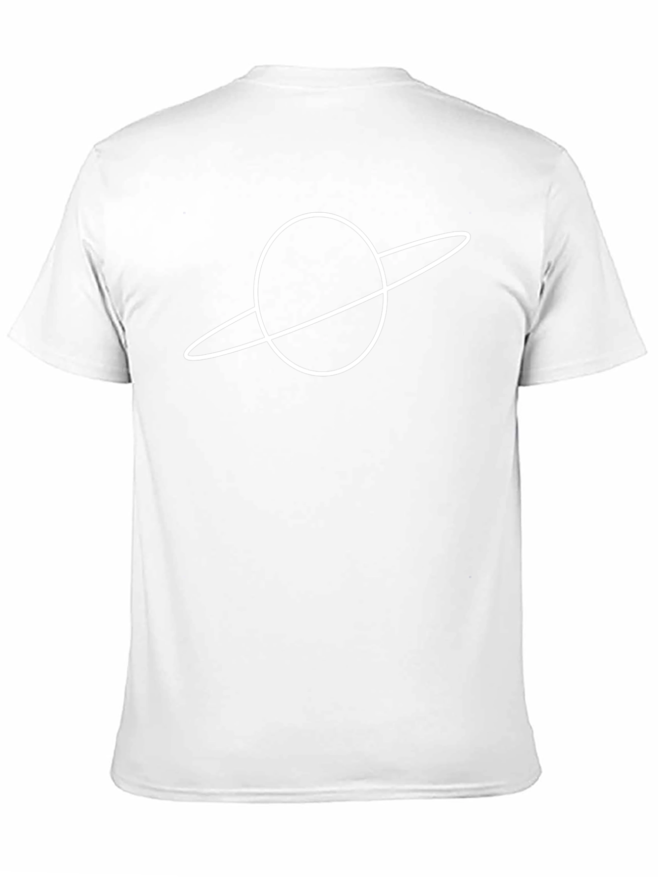 Saturn Graphic Tee - Stylish Space Design