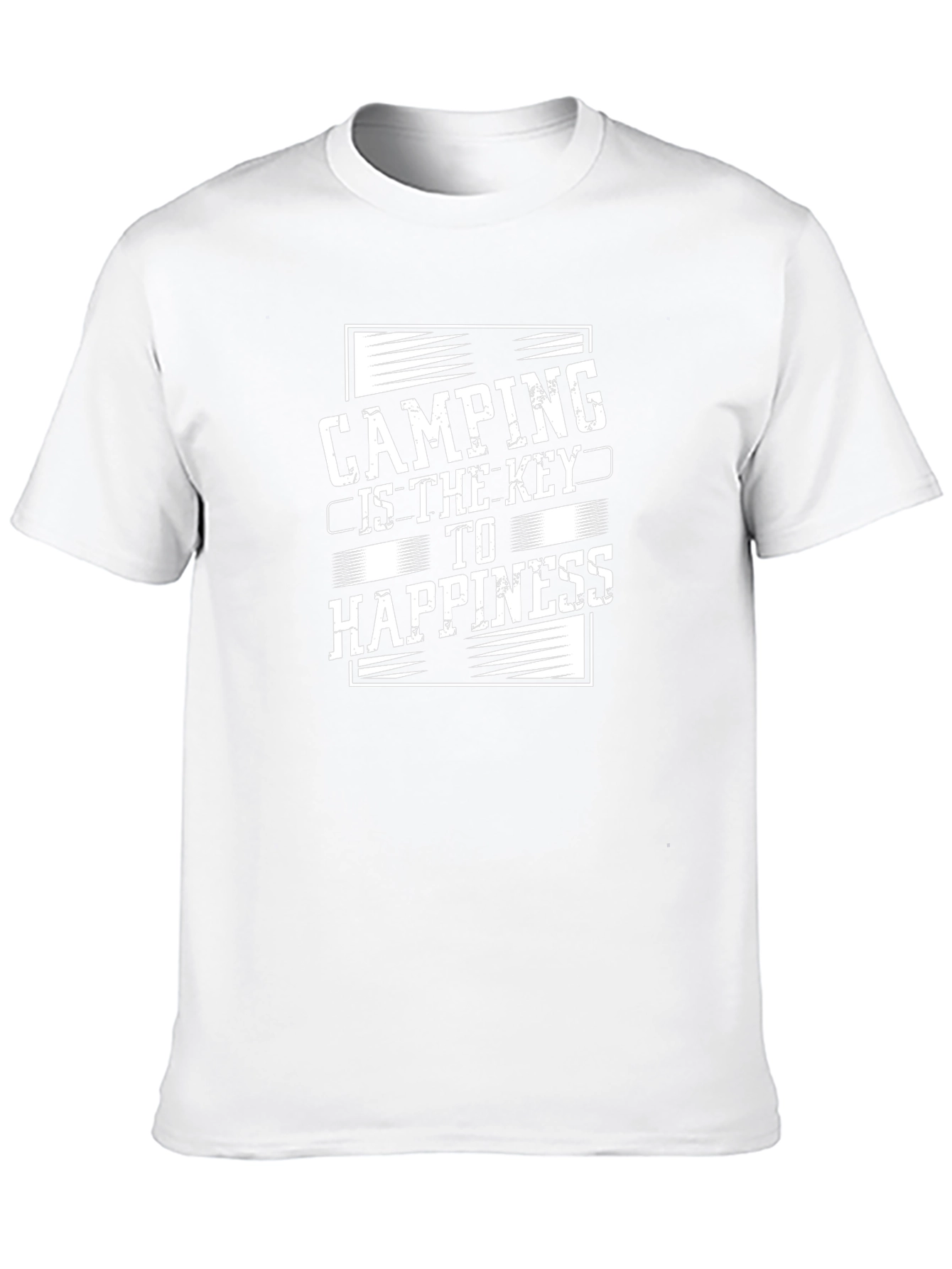 Camping is the Key to Happiness Graphic T-Shirt