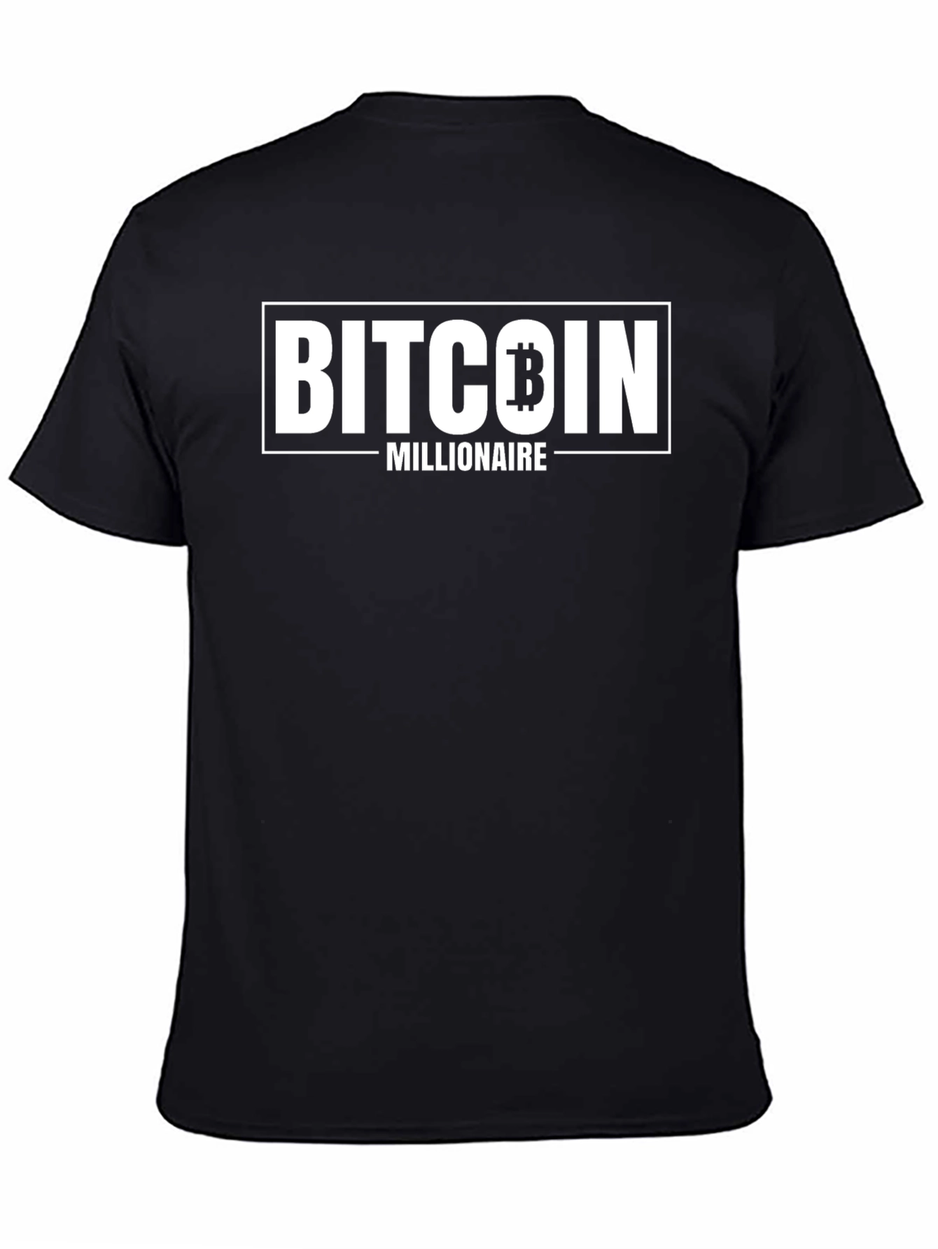 Bitcoin Millionaire Black Graphic Tee