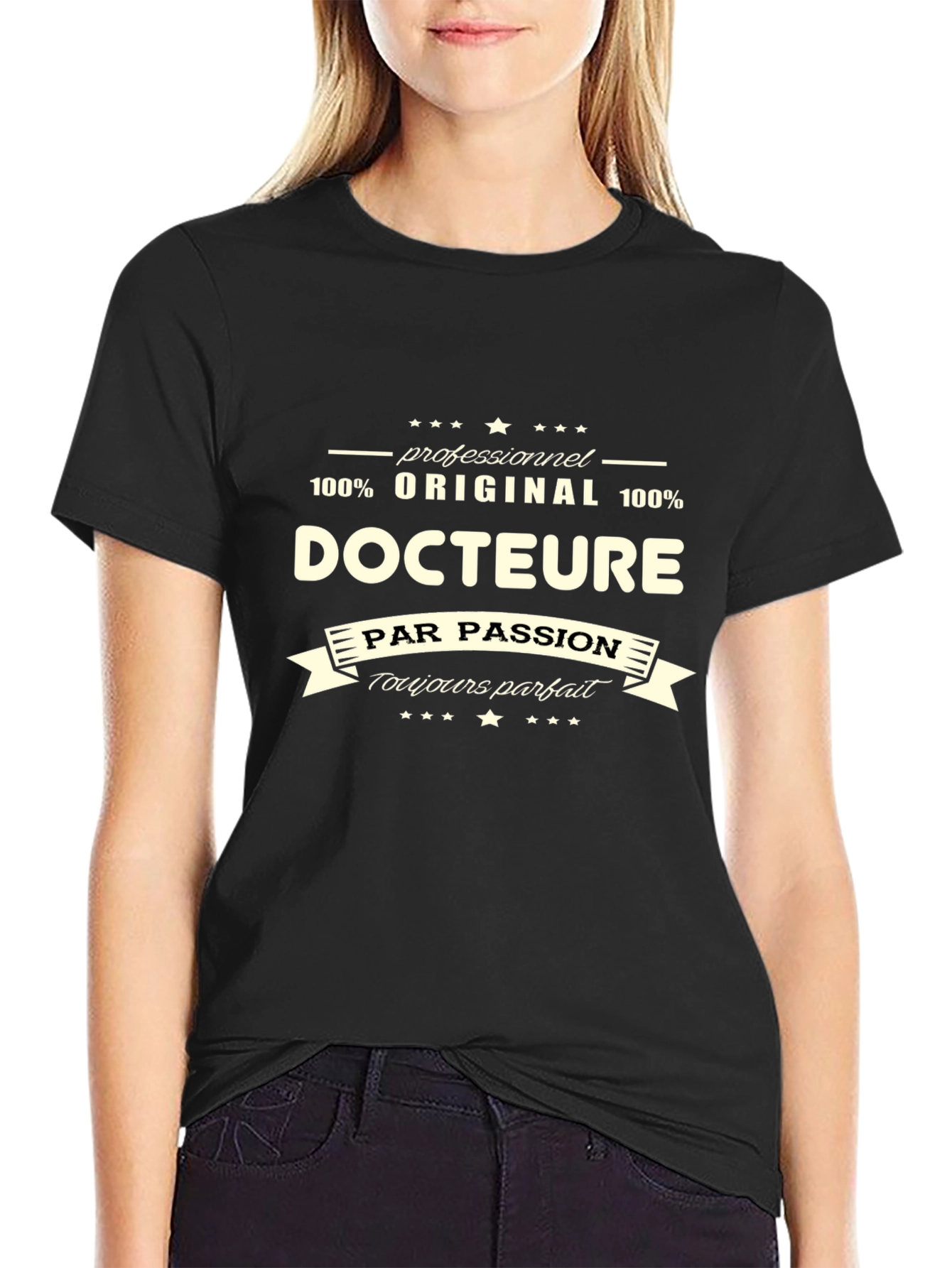Docteure T-Shirt - Professionnel Original Par Passion