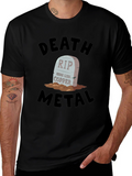 Death Metal RIP Copper Graphic Tee
