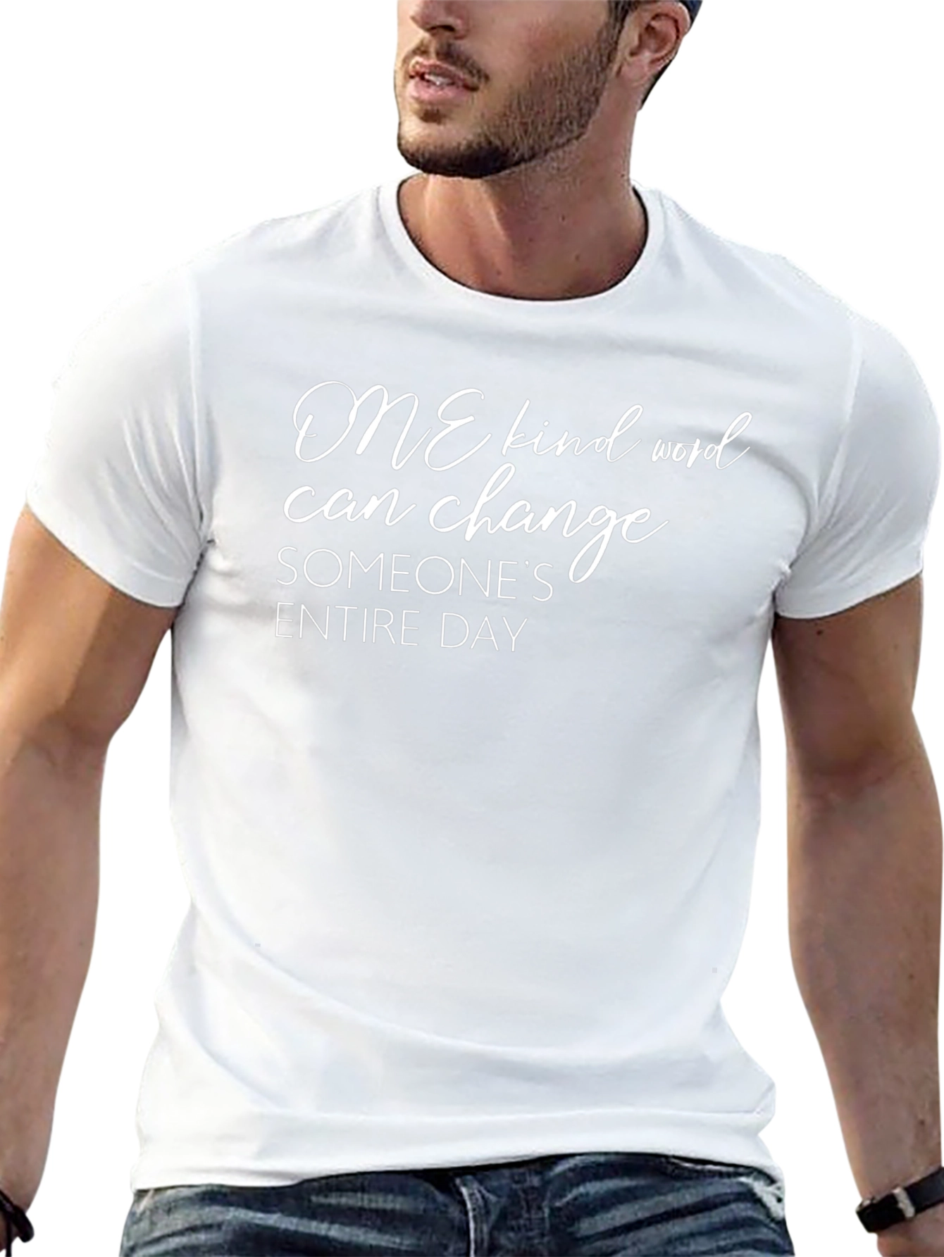 Kind Word Change T-Shirt - Inspirational Quote Tee