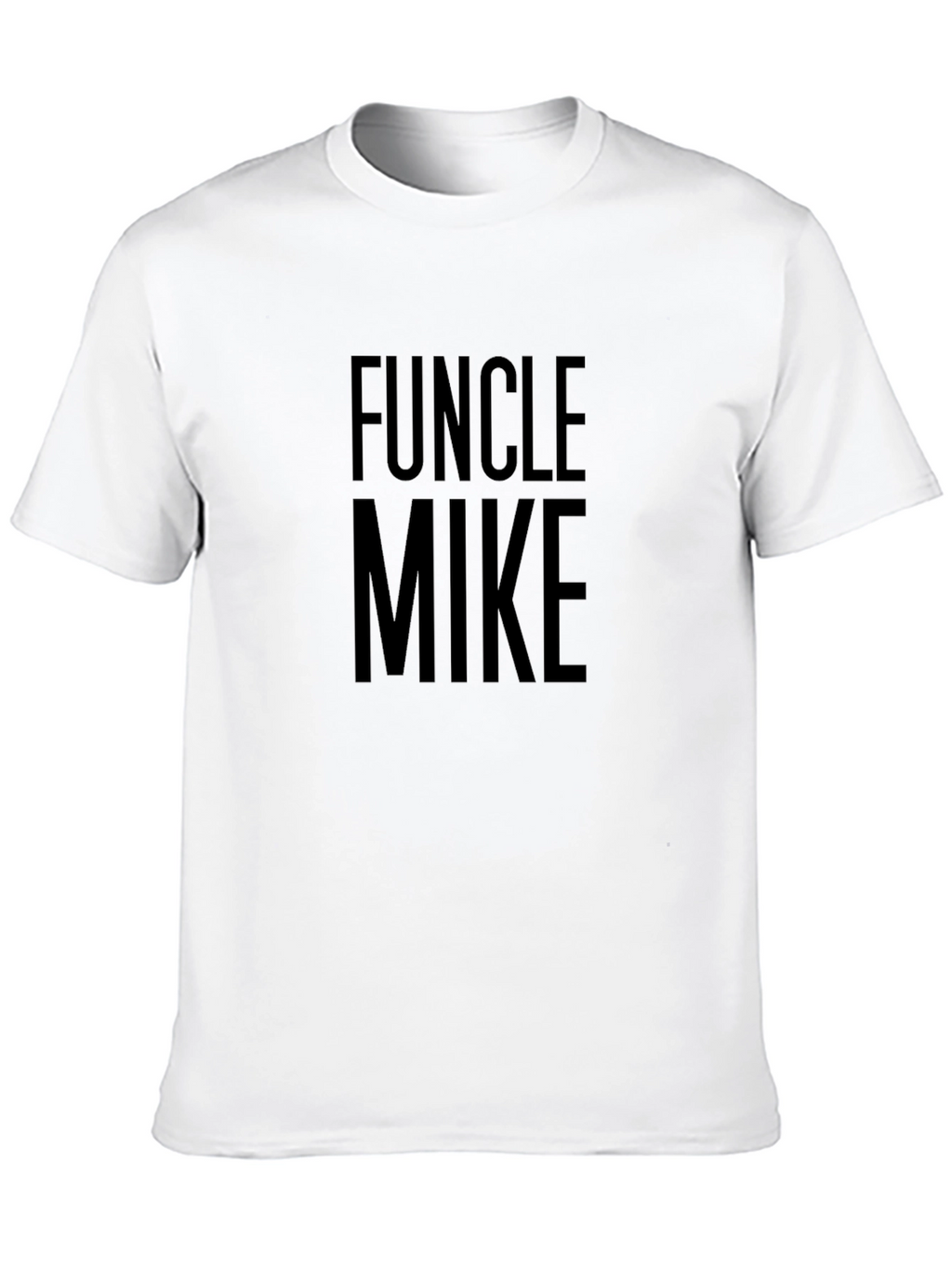 Funcle Mike Black Graphic T-Shirt
