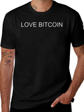 Love Bitcoin Graphic Tee - Crypto Enthusiast Shirt
