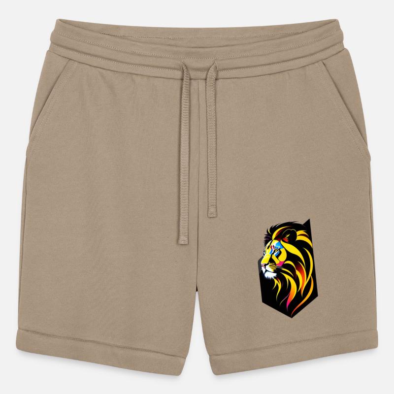 "Geometric Majesty: Lion Logo"