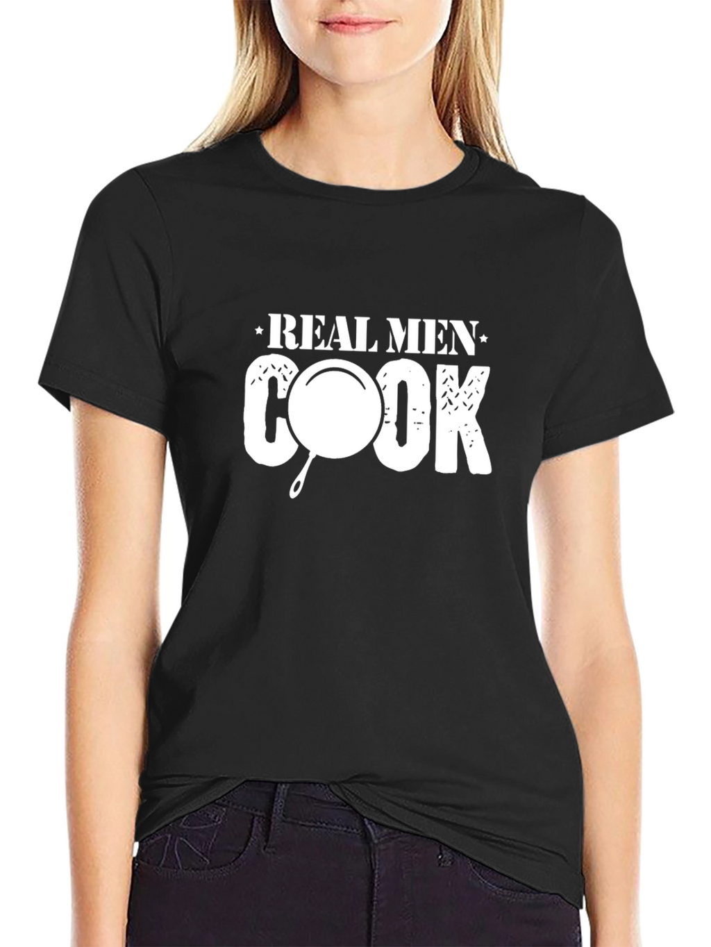 Real Men Cook T-Shirt - Funny Cooking Gift
