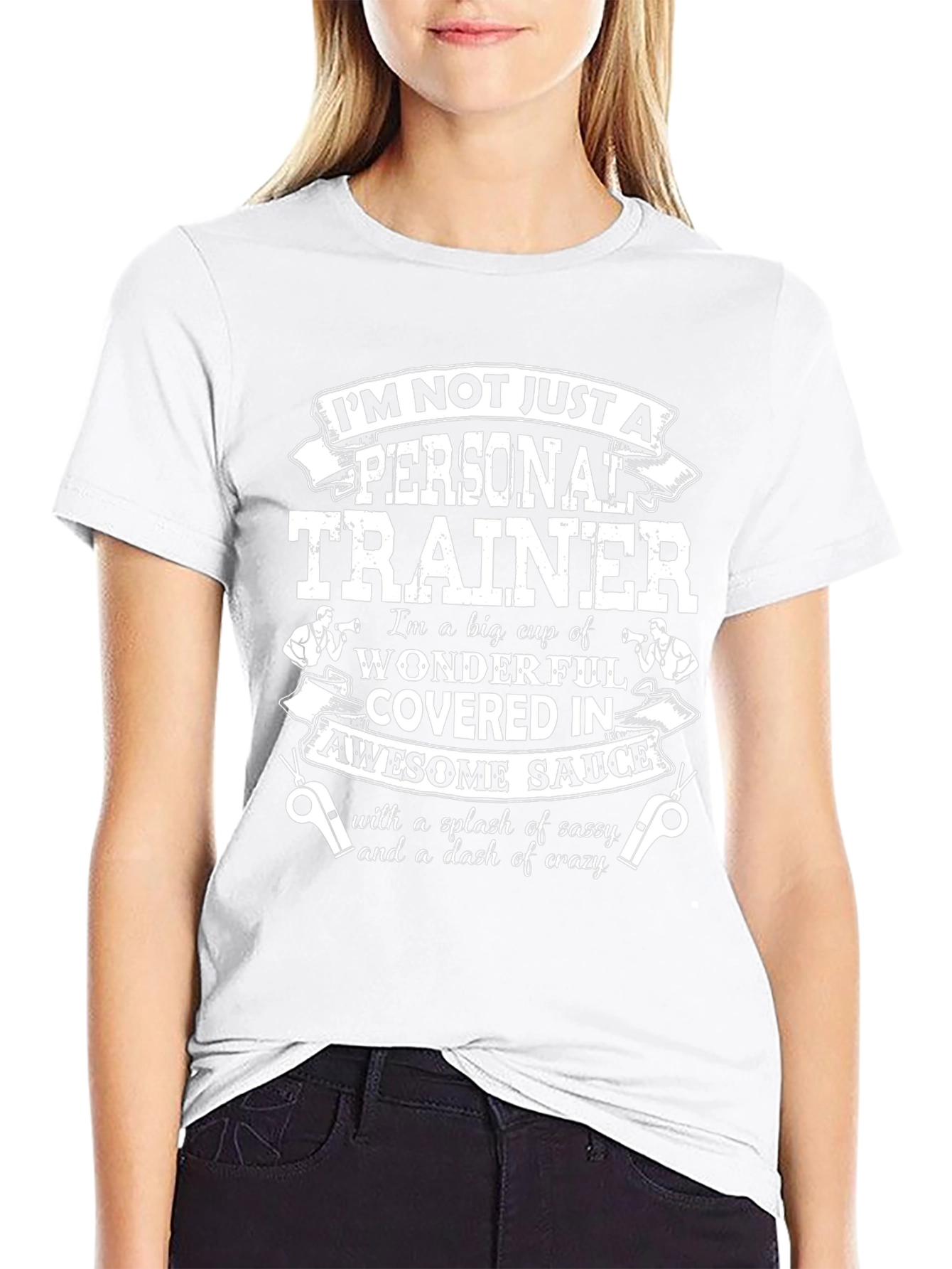 Personal Trainer Sassy & Crazy Black T-Shirt
