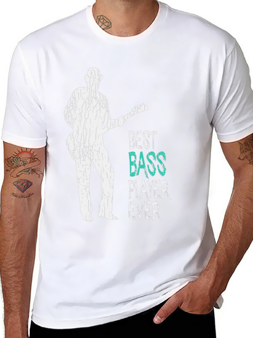 Best Bass Player Ever T-Shirt - Music Lover Tee