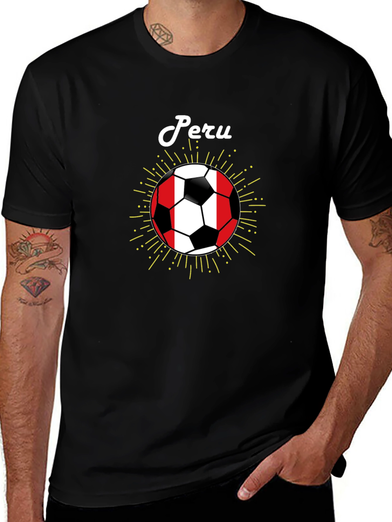 Peru Soccer Flag T-Shirt