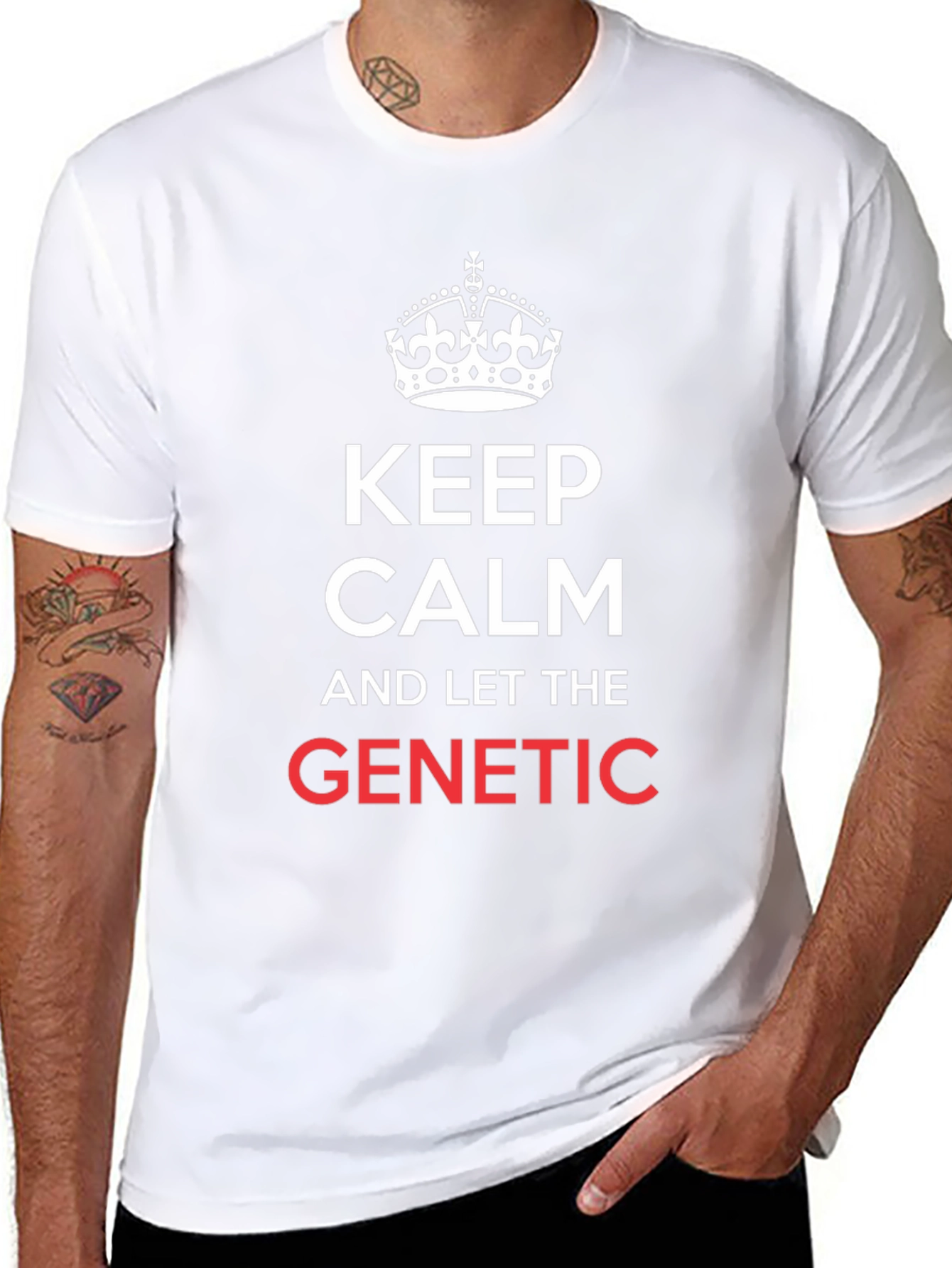 Keep Calm & Let The Genetic T-Shirt
