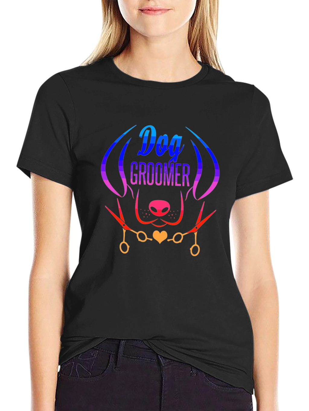 Dog Groomer T-Shirt - Stylish Pet Lover Tee