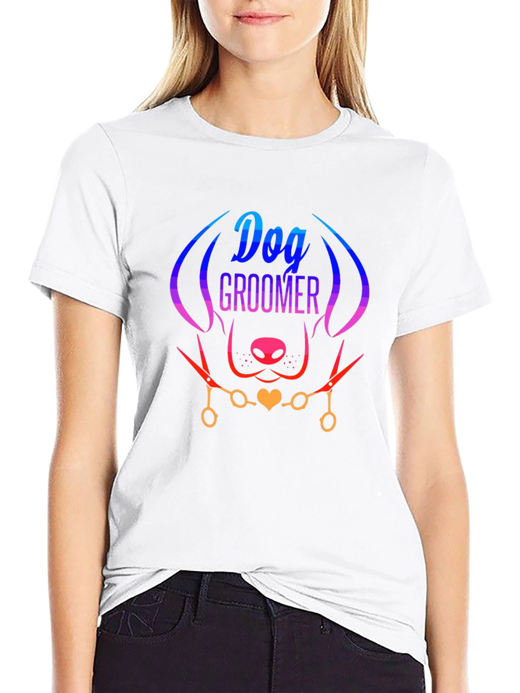 Dog Groomer T-Shirt - Stylish Pet Lover Tee